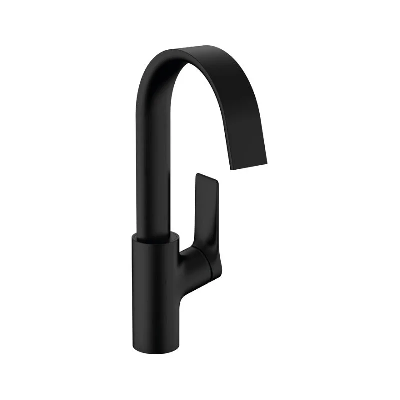 Смеситель для раковины Hansgrohe Vivenis 75032670, черный матовый - Gidratop.ru изображение