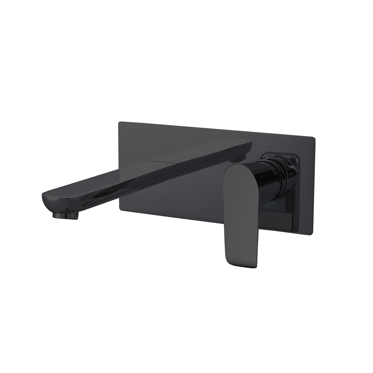 Смеситель для раковины Esse VBFW-1E1MB встраиваемый однорычажный, черный - Gidratop.ru изображение