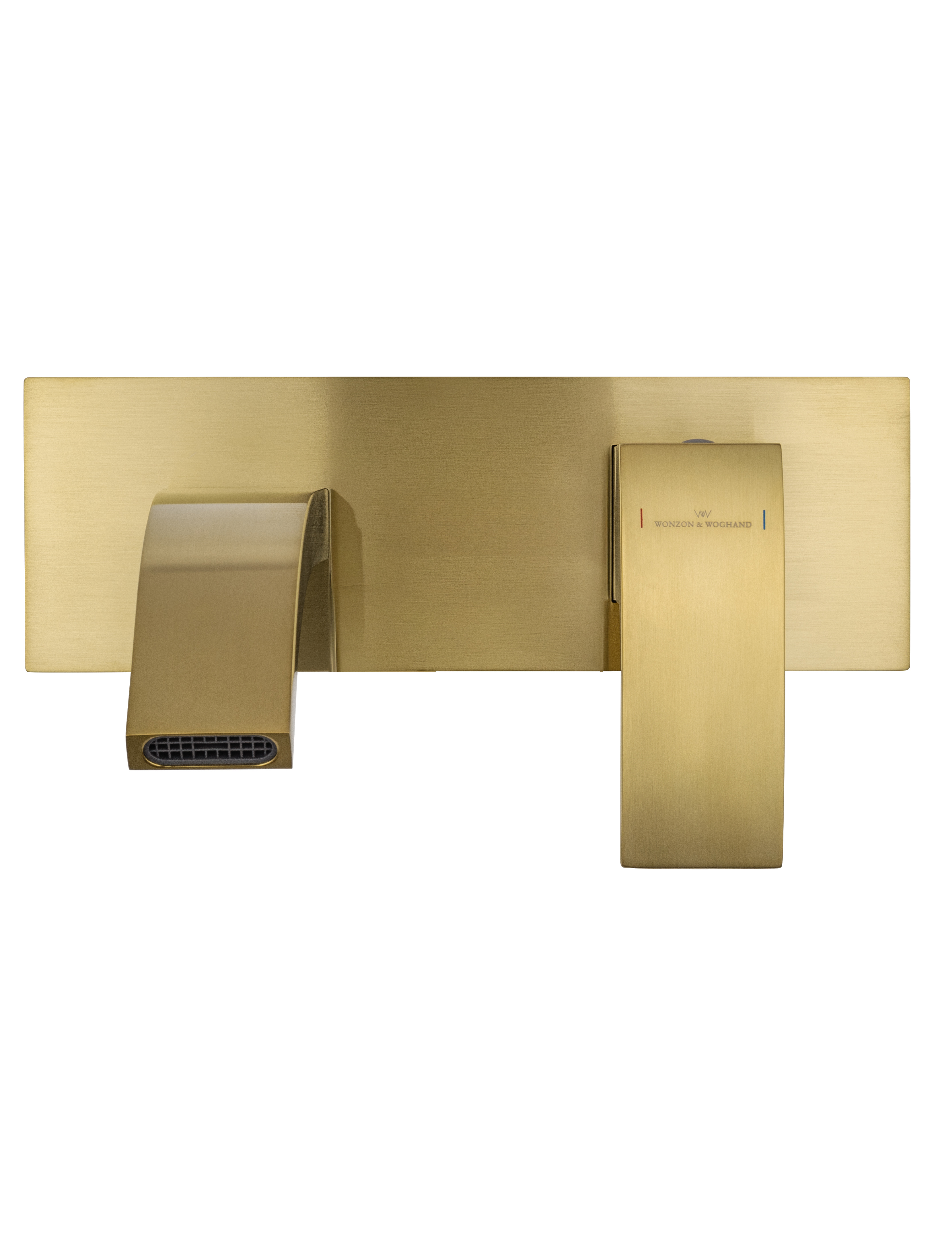 Смеситель для раковины встраиваемый WONZON & WOGHAND FIT, Брашированное золото (WW-88869009- BG) - Gidratop.ru изображение