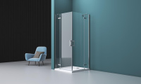 Душевой уголок BelBagno KRAFT-AH-22-100/80-C-Cr-R - Gidratop.ru изображение