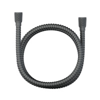 Шланг для душа в металлической оплётке 1800 мм WONZON & WOGHAND, Темный графит (WW-88RG02-1800-BGM) - Gidratop.ru изображение