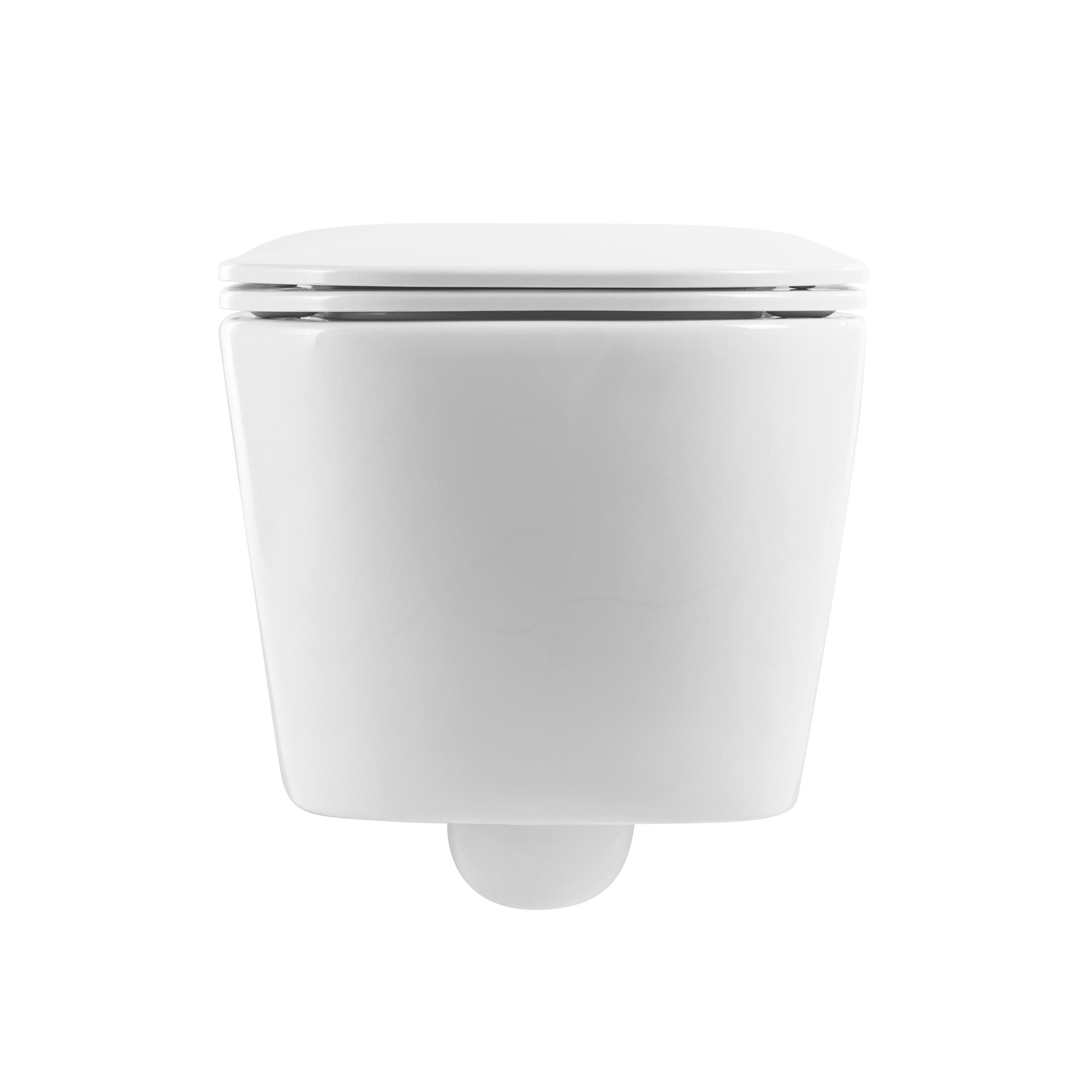 Унитаз подвесной безободковый BelBagno GENOVA BB1102CH/BB1102SC - Gidratop.ru изображение