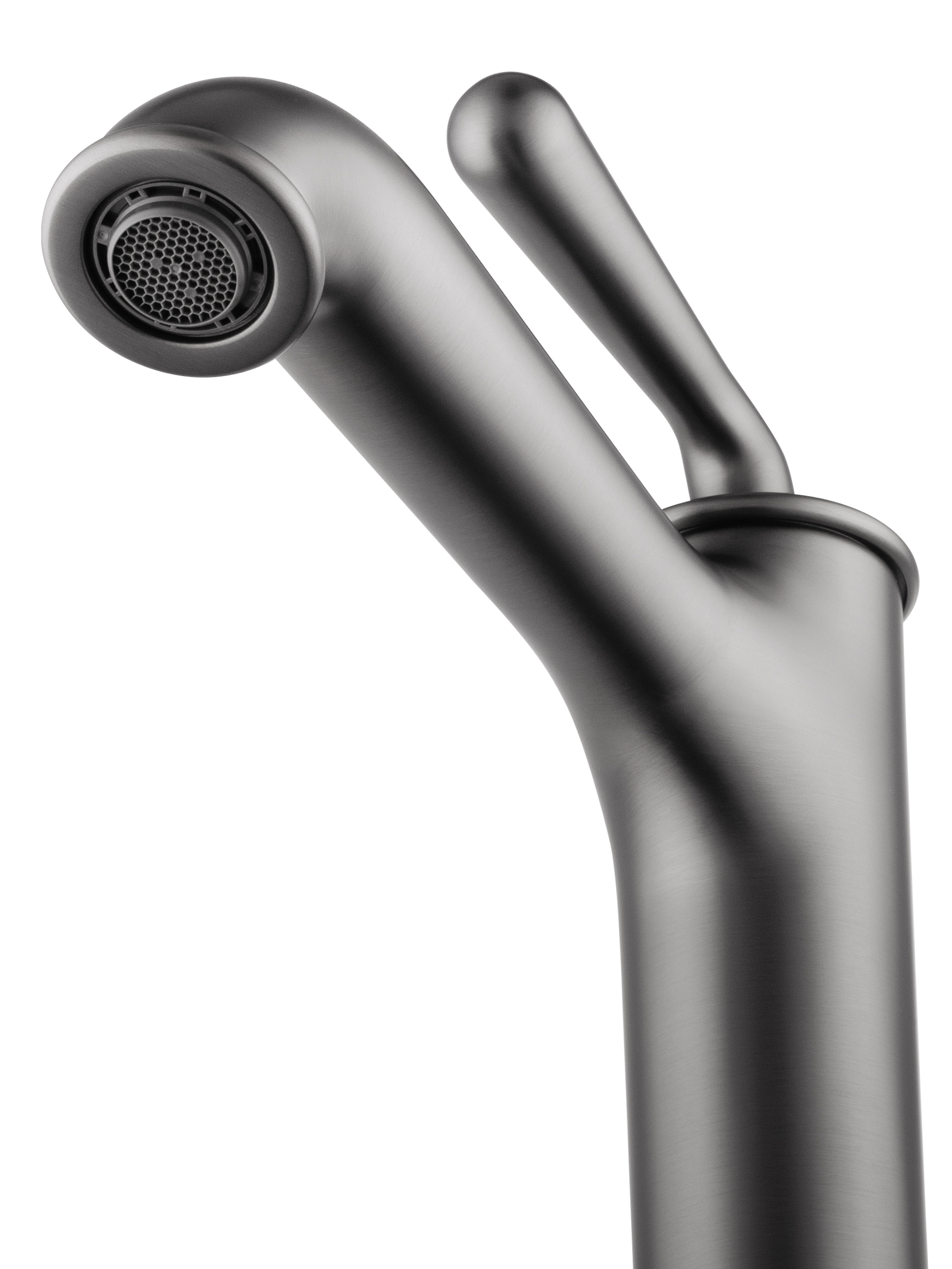 Смеситель для раковины высокий WONZON & WOGHAND STEAM, Темный графит (WW-88239008-BGM) - Gidratop.ru изображение