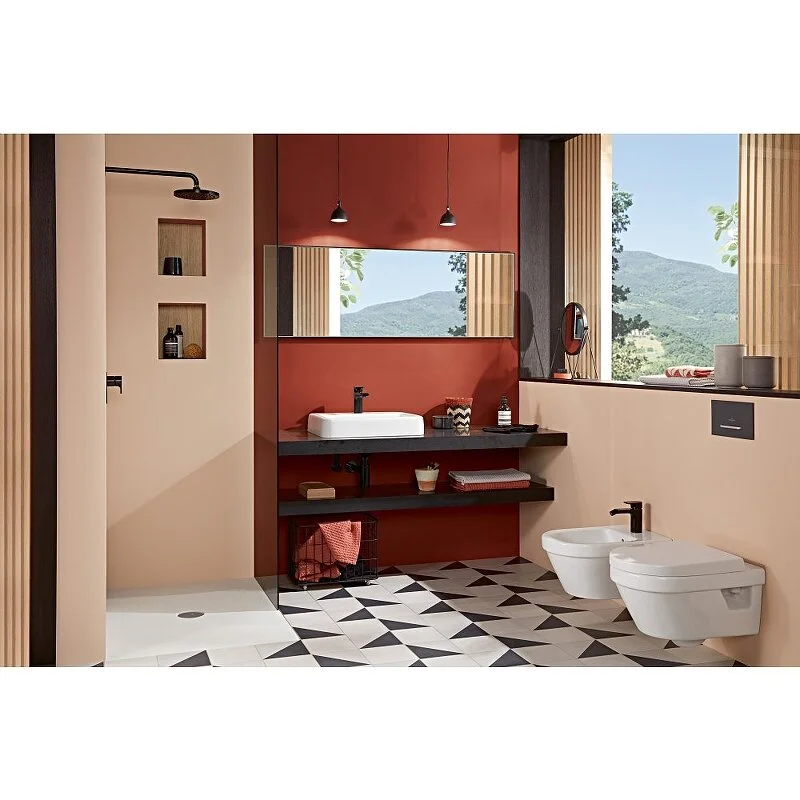 Подвесной унитаз Villeroy&Boch Omnia Architectura 5684HRR1 покрытие CeramicPlus, сиденье с микролифтом, белый - Gidratop.ru изображение