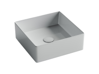 Раковина накладная квадратная 361x361x130, цвет белый, арт.СN6068 - Gidratop.ru изображение