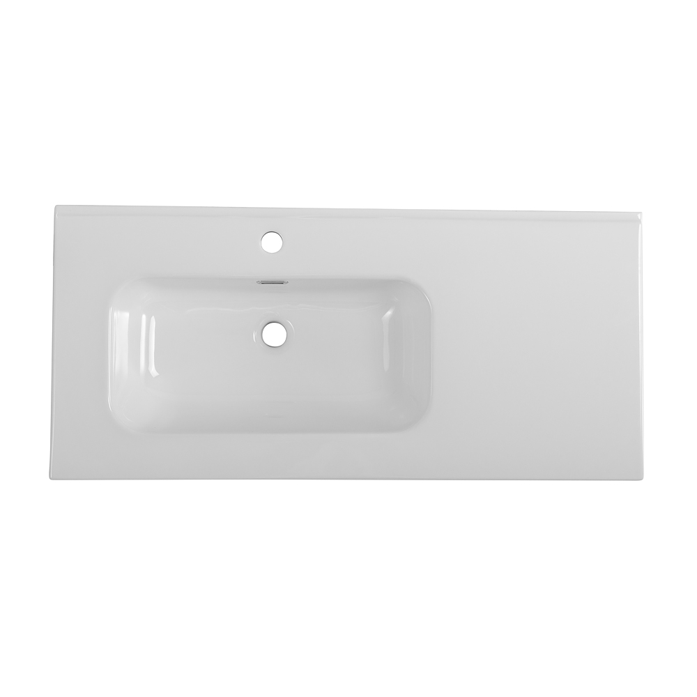 Керамическая раковина, чаша слева, BB1000ETL-L, 1010x460x175 - Gidratop.ru изображение