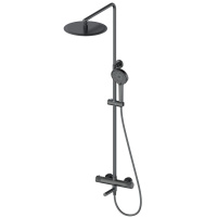 Душевая система с термостатом WONZON & WOGHAND, Темный графит (WW-88739902-BGM) - Gidratop.ru изображение