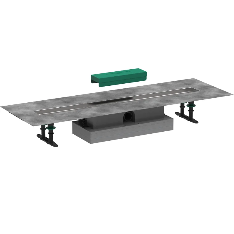 Дренажный канал Hansgrohe uBox universal, 80 см, установка вровень с полом, 56018180 - Gidratop.ru изображение