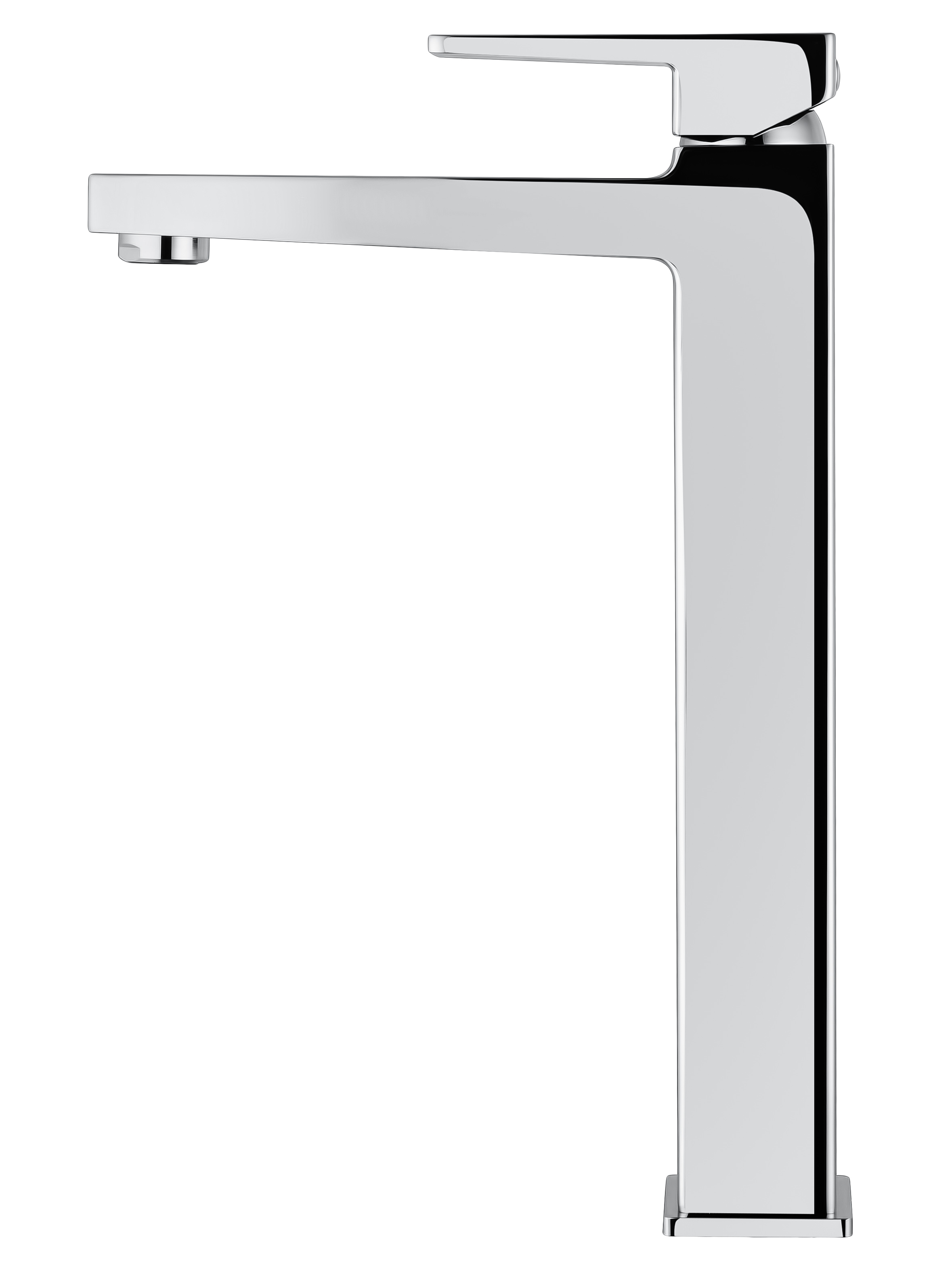 Смеситель для раковины высокий WONZON & WOGHAND CUBE 2.0, Хром (WW-88019068-CR) - Gidratop.ru изображение