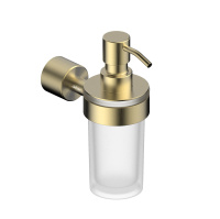 Диспенсер с держателем ABBER Osten 316 AA185A9BG золото брашированное - Gidratop.ru изображение