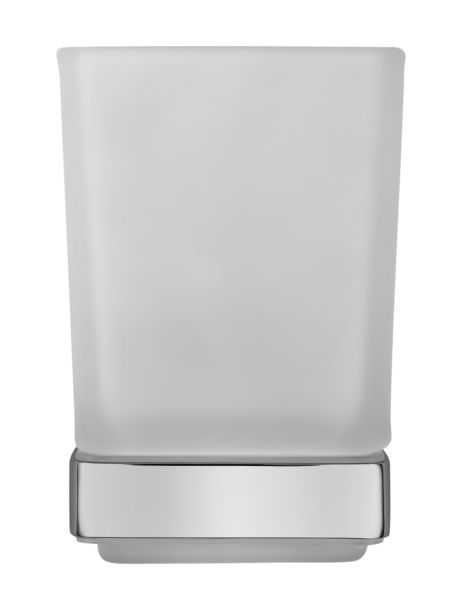 Стакан для зубных щеток с держателем WONZON & WOGHAND STILL, Хром (WW-6621) - Gidratop.ru изображение