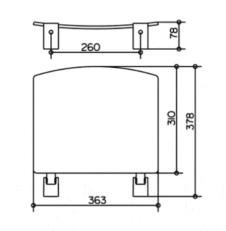 Сиденье откидное Keuco Plan 14980010037, хром/темно-серый - Gidratop.ru изображение