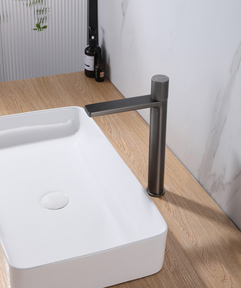 Смеситель ABBER Rund AF8711NG для накладной раковины, никель - Gidratop.ru изображение