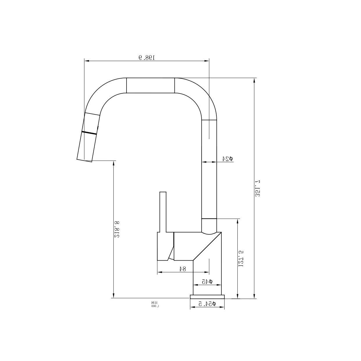 Смеситель для кухни с выдвижным изливом WONZON & WOGHAND, Белый матовый (WW-6018-MW) - Gidratop.ru изображение
