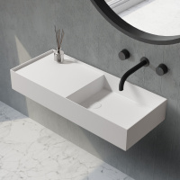 Раковина подвесная ABBER Stein AS2648 белая матовая - Gidratop.ru изображение