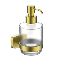 Дозатор мыла WONZON & WOGHAND GRAFFITY, Брашированное золото (WW-9333-BG) - Gidratop.ru изображение