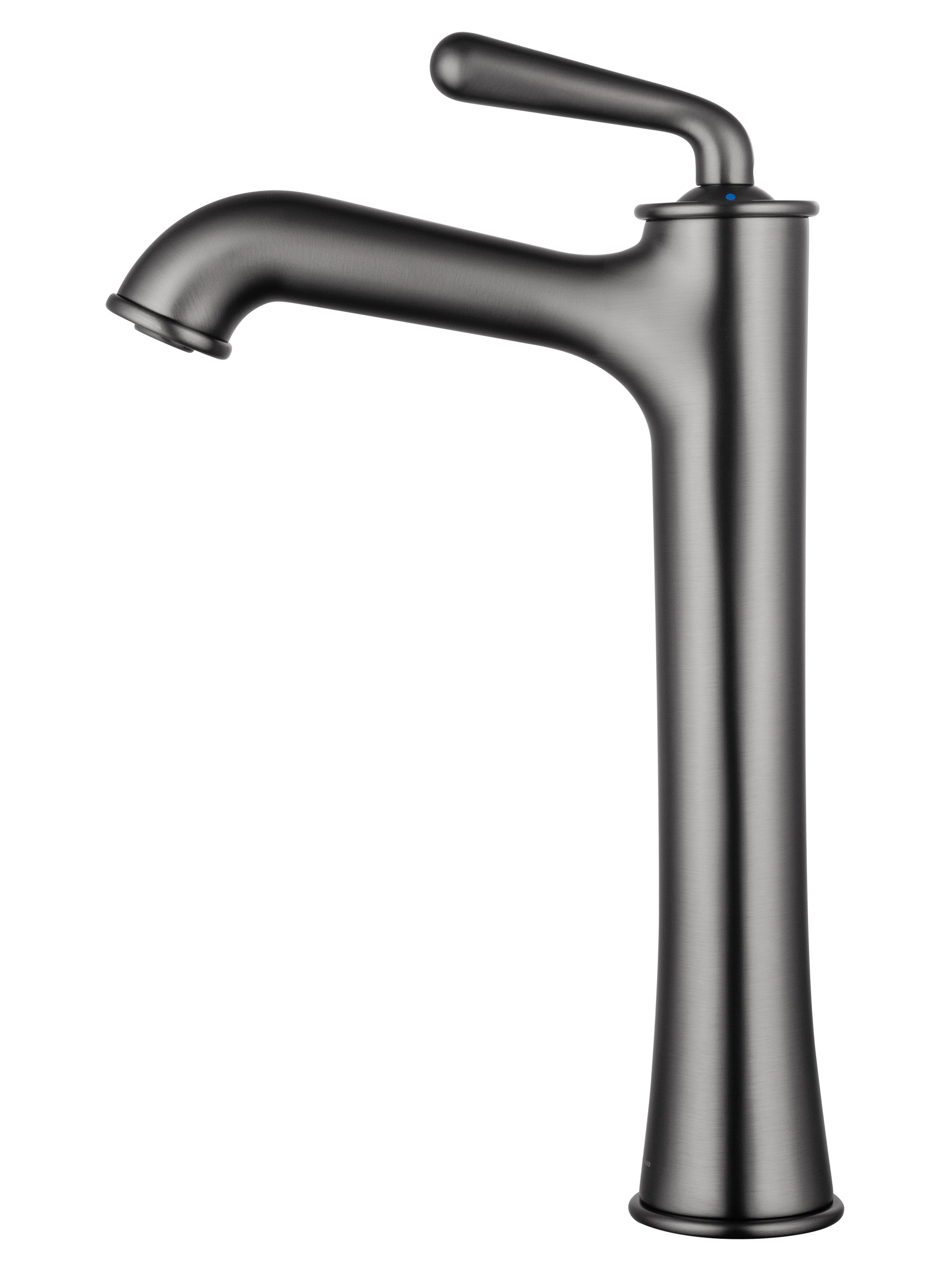 Смеситель для раковины высокий WONZON & WOGHAND STEAM, Темный графит (WW-88239008-BGM) - Gidratop.ru изображение