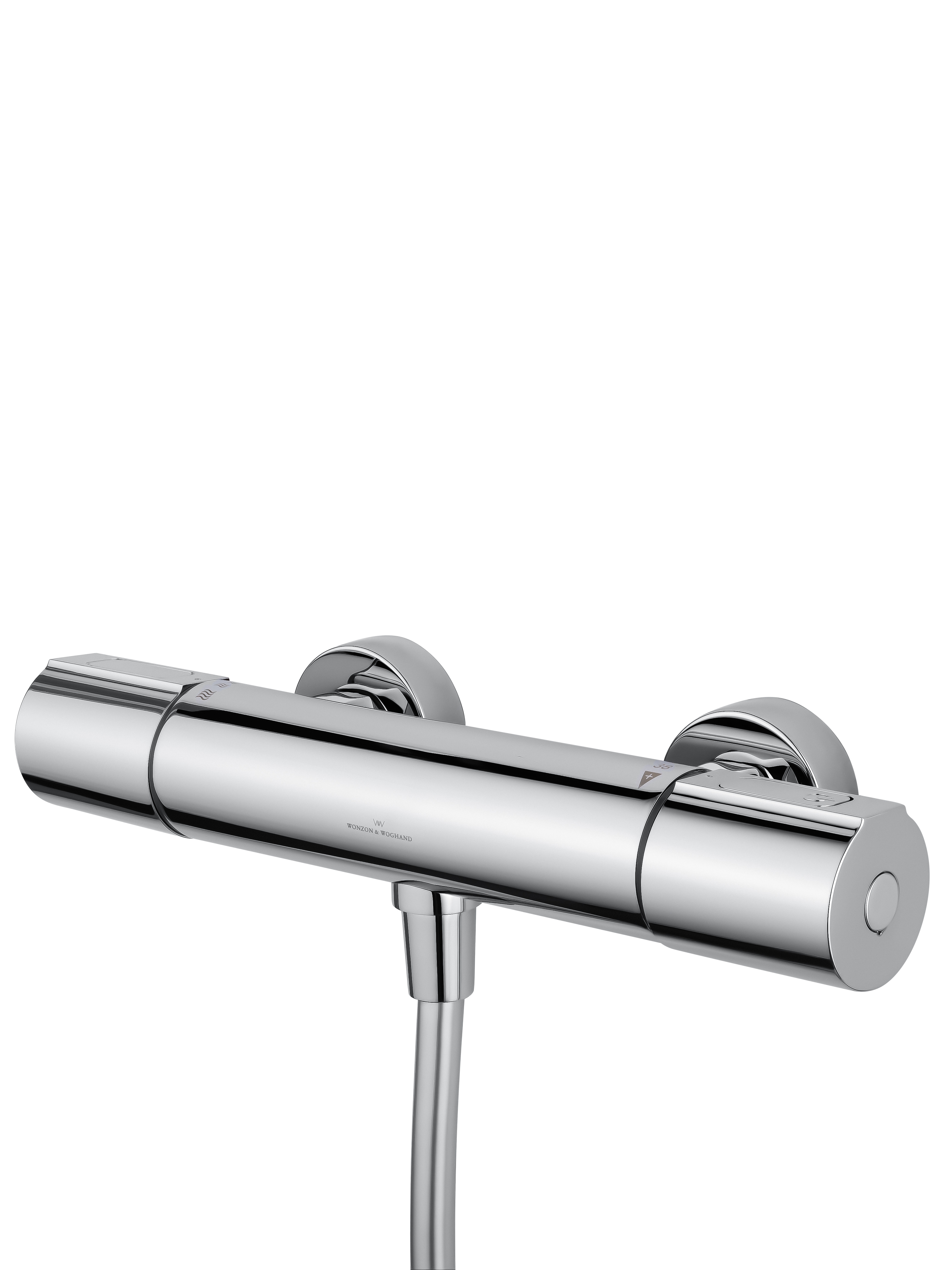 Смеситель для душа с термостатом WONZON & WOGHAND INN 2, Хром (WW-A2006-A-CR) - Gidratop.ru изображение