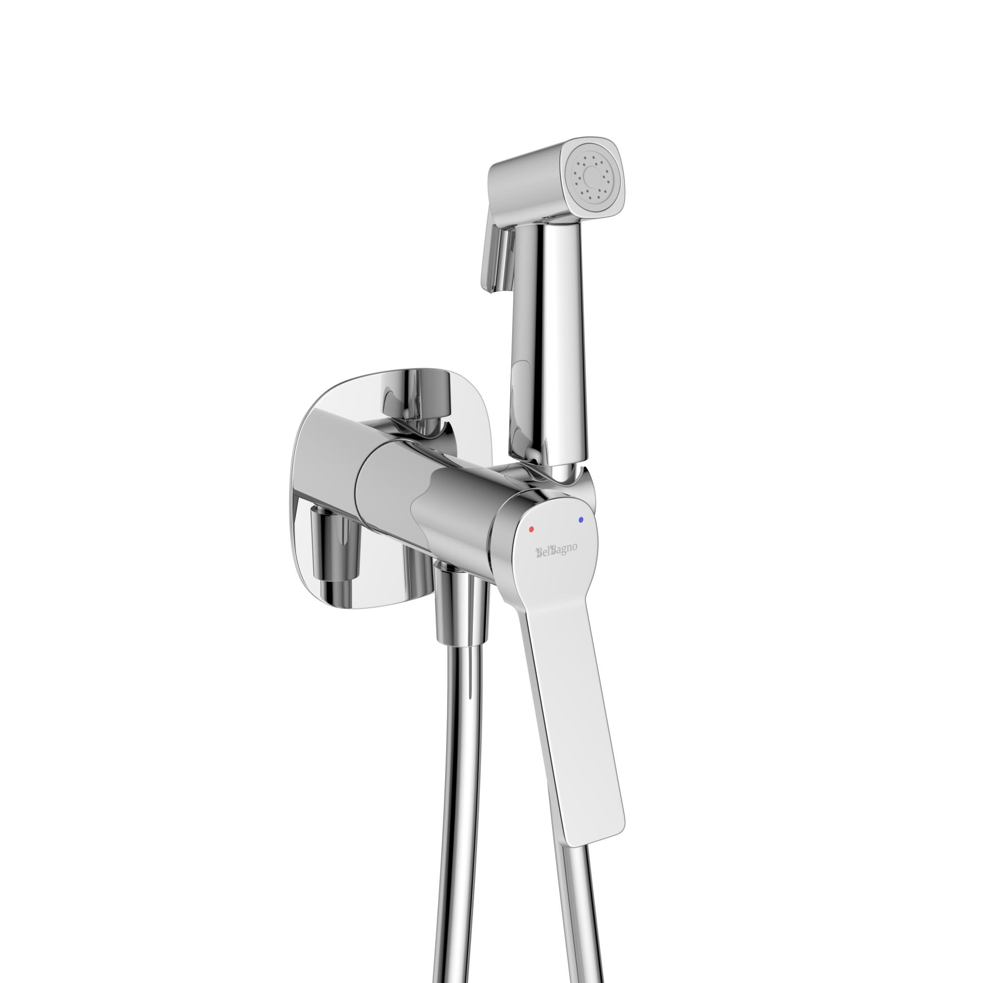 ALBANO Гигенический душ со смесителем, хром ALBANO-HGN-CRM - Gidratop.ru изображение