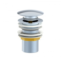 Донный клапан для раковины 1 1/4 WONZON & WOGHAND, Хром (WW-88SS02-CR) - Gidratop.ru изображение