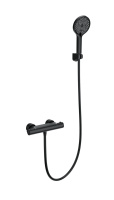 Смеситель для душа с термостатом WONZON & WOGHAND INN 3, Черный матовый (WW-B2003-A-MB)