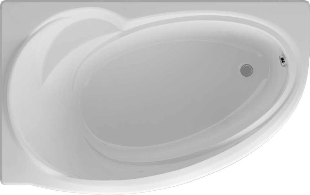 Акриловая ванна Aquatek Бетта 160х97 (левая, без гидромассажа, с фронтальным экраном)