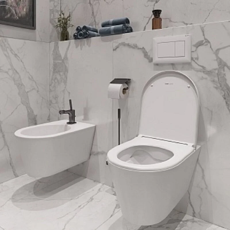 Крышка-сиденье Laufen Kartell 8.9133.3.757.000.1 для унитаза, микролифт, цвет белый матовый - Gidratop.ru изображение