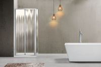 Душевой уголок Garda VSR-1G8090CH, 900*800, хром, стекло шиншилла - Gidratop.ru изображение