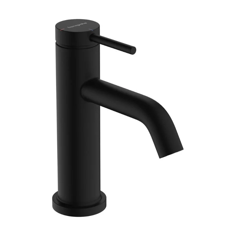 Смеситель для раковины Hansgrohe Tecturis S 73302670, с донным клапаном, цвет черный матовый - Gidratop.ru изображение