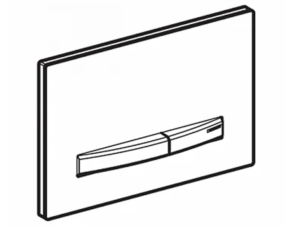 Клавиша Geberit Sigma Type 50 115.670.DW.2, черный - Gidratop.ru изображение