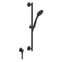 Gessi Emporio shower штанга в комплекте с душевой лейкой, шланг 1,50 м и вывод воды, цвет: Black XL