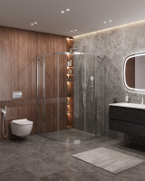 Душевой уголок CEZARES MOLVENO-R-11-100+20-C-Cr-IV - Gidratop.ru изображение