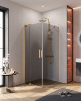 Душевой уголок CEZARES SLIDER-AH-1-90-70/80-GRIGIO-BORO - Gidratop.ru изображение