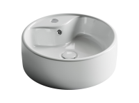 Умывальник чаша накладная круглая Element 400x400x150мм - Gidratop.ru изображение