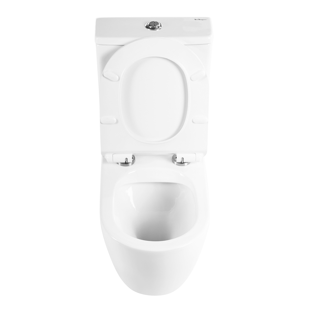 Унитаз-компакт безободковый BelBagno SFERA-R BB2141CPR/ BB2111SC - Gidratop.ru изображение