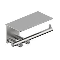 Бумагодержатель с полкой ABBER Osten 316 AA1830BST сталь брашированная - Gidratop.ru изображение