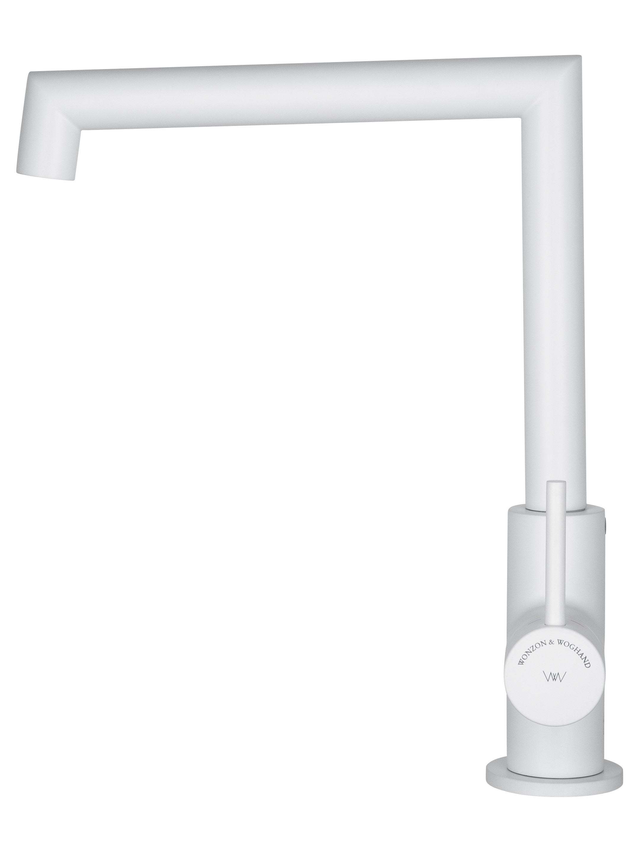 Смеситель для кухни WONZON & WOGHAND, Белый матовый (WW-L1005-MW) - Gidratop.ru изображение