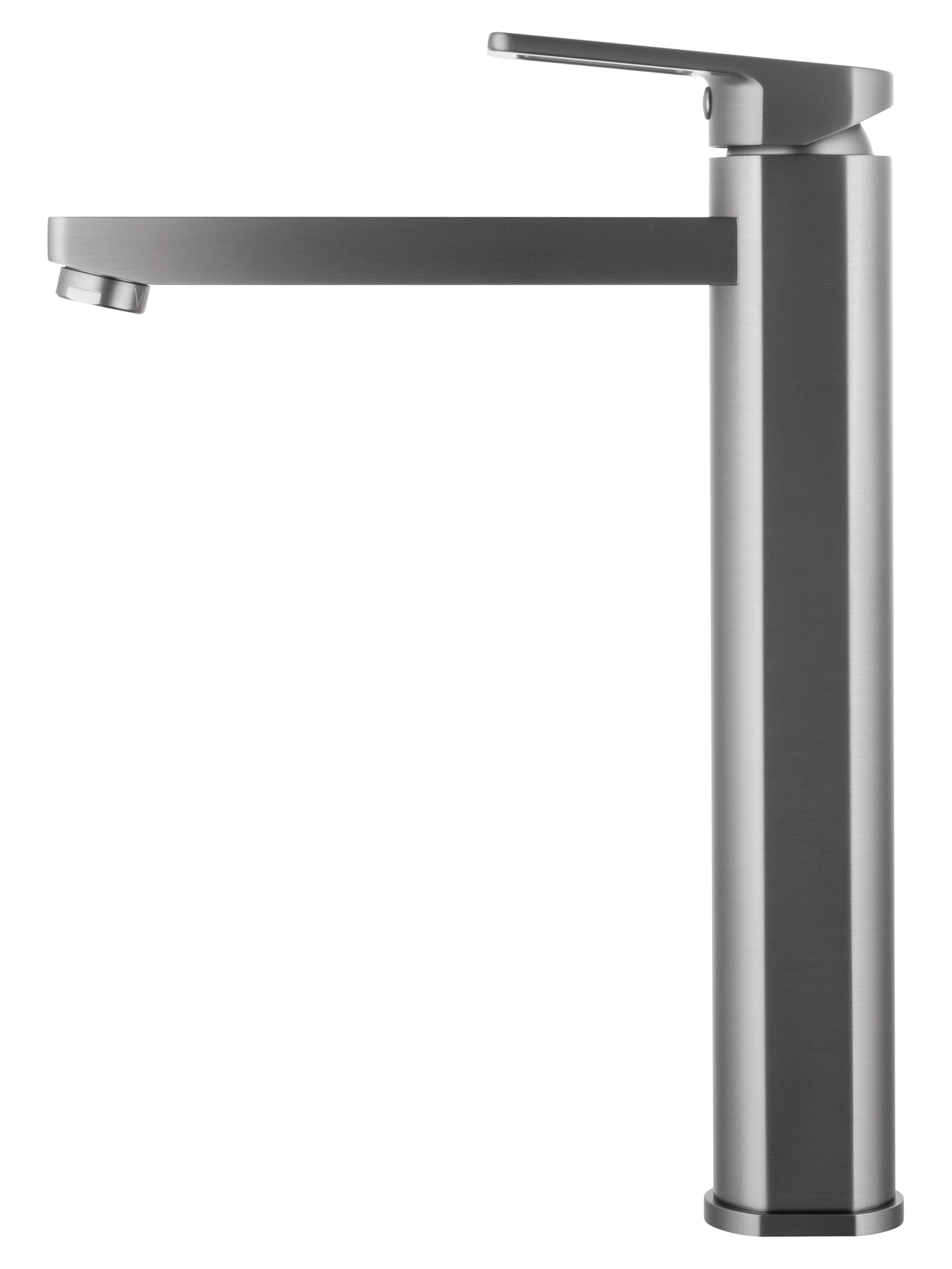 Смеситель для раковины высокий WONZON & WOGHAND FRAME, Темный графит (WW-88239010-BGM) - Gidratop.ru изображение