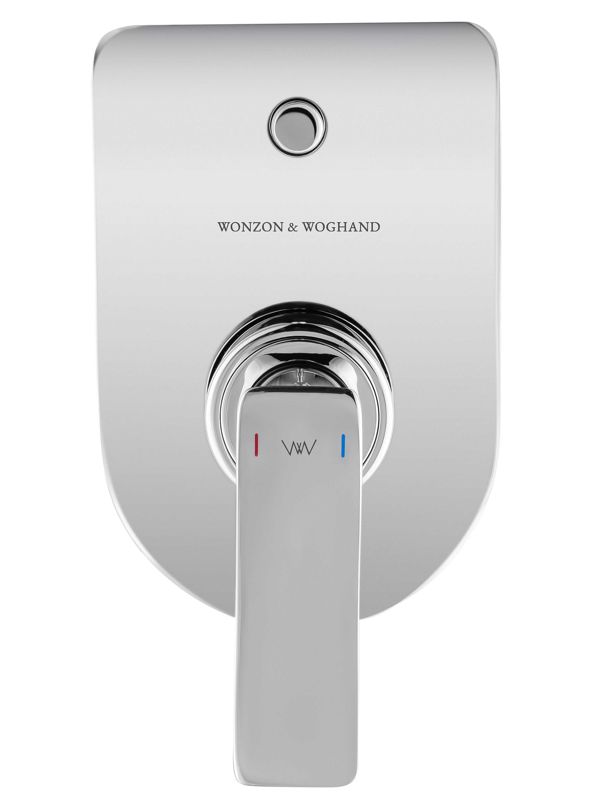 Смеситель для ванны встраиваемый WONZON & WOGHAND SHARK, Хром (WW-483700-CR) - Gidratop.ru изображение