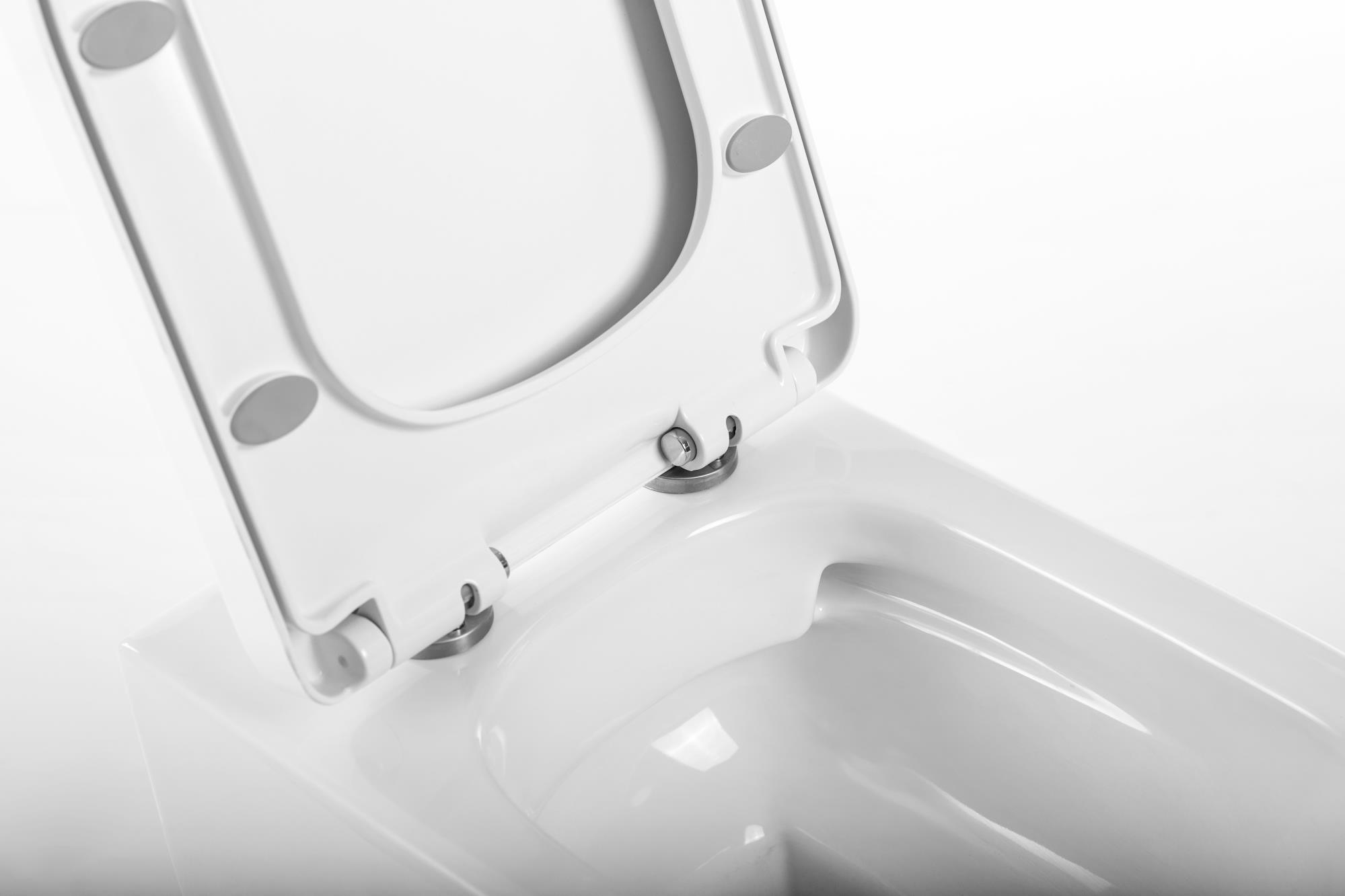 Унитаз приставной безободковый BelBagno ALBANO BB120CBR/BB120SC - Gidratop.ru изображение
