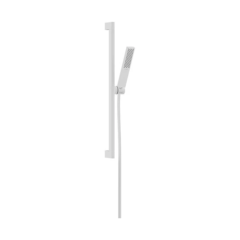 Душевой набор Hansgrohe Pulsify 24371700 E 1j Unica, Green штанга 60 см, белый матовый - Gidratop.ru изображение