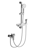 Смеситель для душа с гарнитуром WONZON & WOGHAND, Хром (WW-A31003-CR) - Gidratop.ru изображение