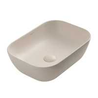 Раковина накладная ABBER Rechteck AC2200MBE светло-бежевая матовая - Gidratop.ru изображение