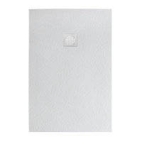 Душевой поддон из искусственного мрамора в комплекте с сифоном BelBagno UNO TRAY-MR-UNO-AH-120/90-35-W-BO - Gidratop.ru изображение