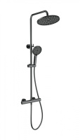 Душевая система с термостатом WONZON & WOGHAND INN 1, Темный графит (WW-B3013-T1-BGG)