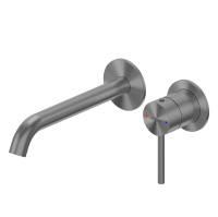 Смеситель ABBER Wasser Kreis 316 AF8112BGG-M для раковины скрытого монтажа, оружейная сталь брашированная - Gidratop.ru изображение