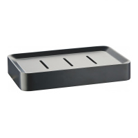 Мыльница с держателем WONZON & WOGHAND CARBON, Черный (WW-7732)