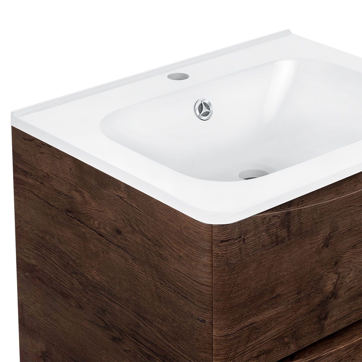 Раковина VCB-2VP600W из искуственного камня, цвет белый - Gidratop.ru изображение