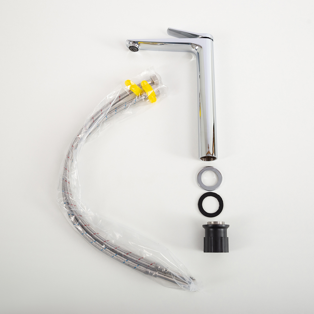 UNIQUE Смеситель для накладной раковины без донного клапана, хром UNIQUE-LMC-CRM-W0 - Gidratop.ru изображение