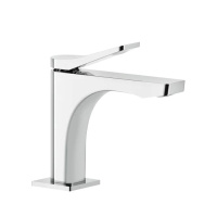 GESSI Rilievo смеситель для раковины на 1 отв. без донного клапана  h=153мм, излив 126мм , цвет: хром - Gidratop.ru изображение